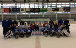 Hockey luge avec l'équipe de France Féminine à Caen