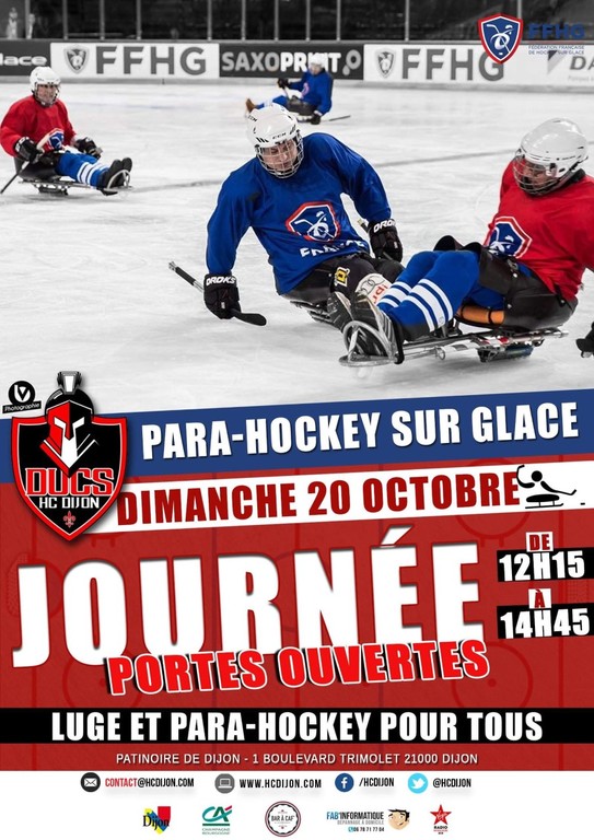 Une Nouvelle section Para Hockey sur Glace à Dijon