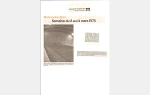 Il y a 40 ans semaine du 8 au 14 mars 1975