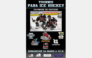 Tournoi Para Hockey sur Glace à Poitiers Cherbourg/Rouen VS Poitiers/Clermont