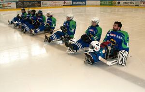 Entrainement Para Hockey sur Glace (Hockey Luge) à Caen